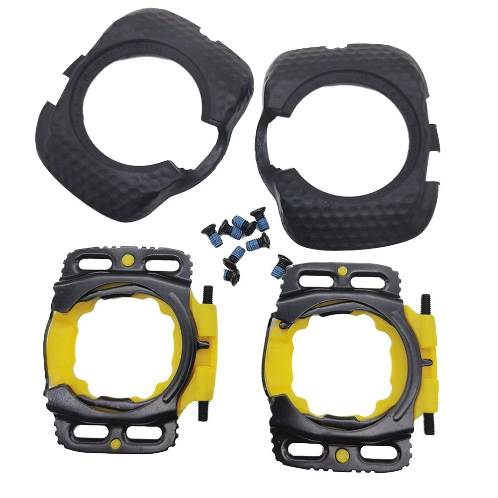 

Upgraded Aerodynamic Cleats Bicycle Pedal Bike Pair Pedals Cleats Protection Cover for Zero,Black