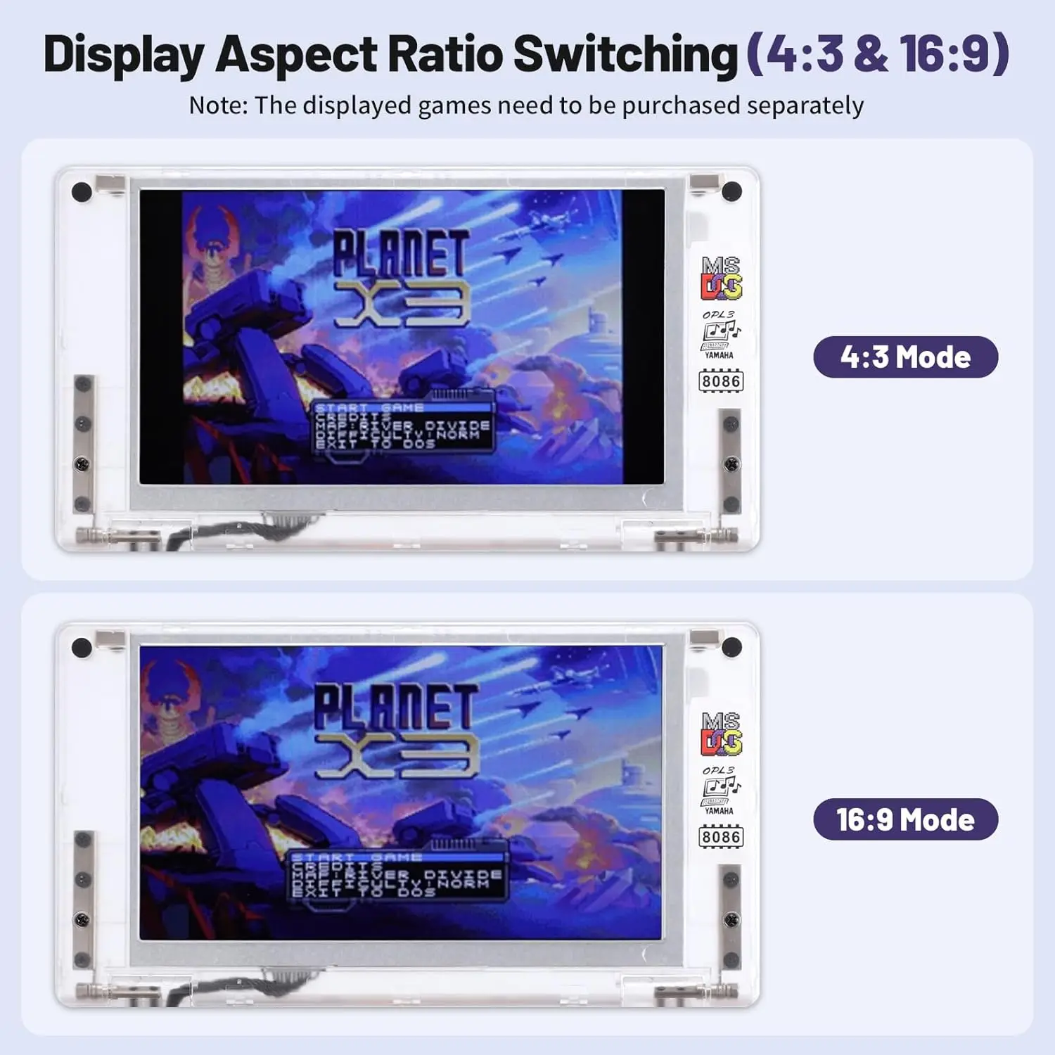 Ретро-ноутбук Pocket8086 CPU PC-XT 15 6-дюймовый мини-ноутбук совместимый с системой MS-DOS