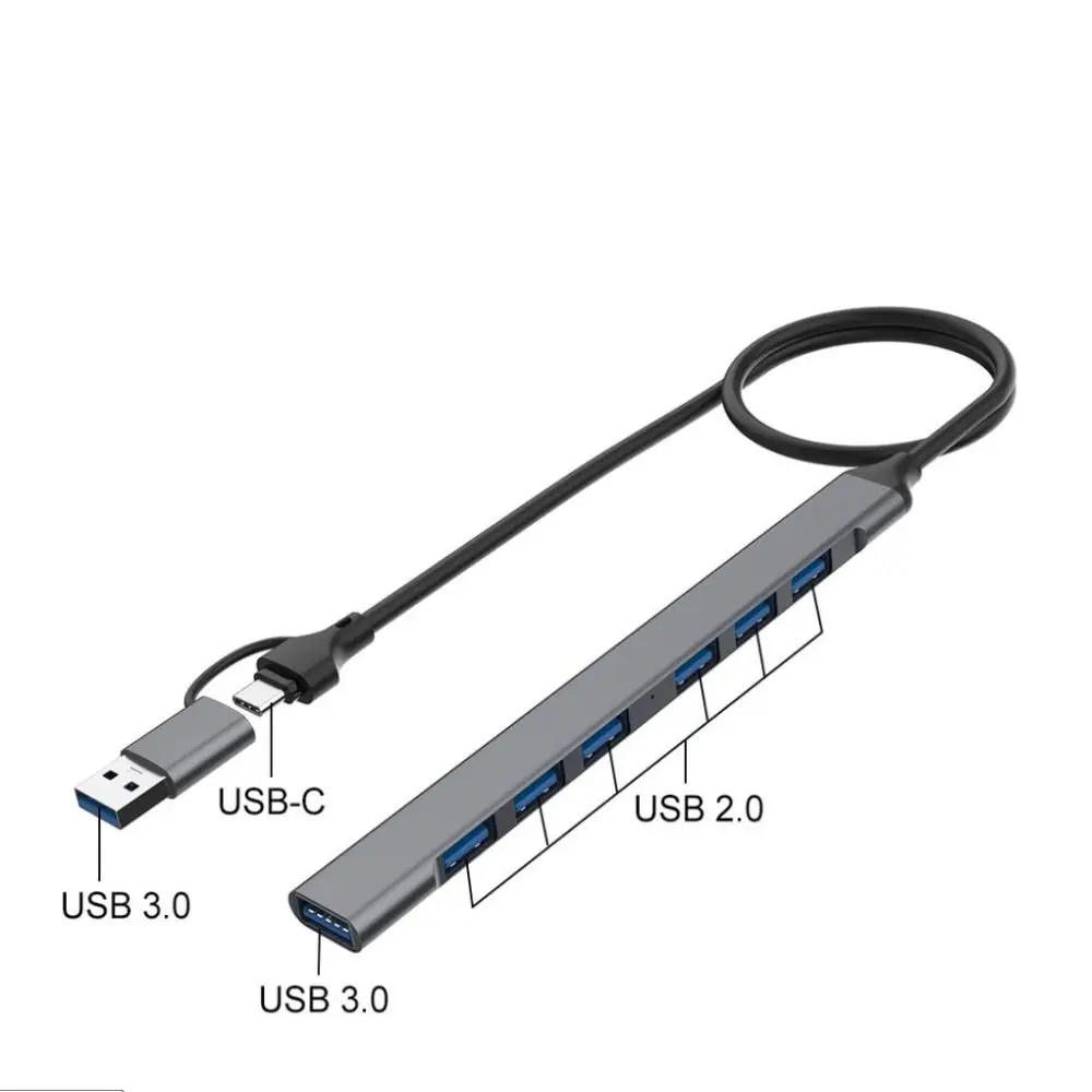 

Док-станция USB 3.0 Type-c с 4 портами и 7 портами