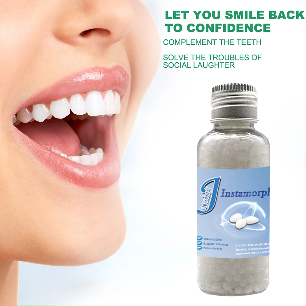

Teeth And Gap Falseteeth Solid Glue Resin Denture Adhesive Teeth Dentist FalseTeeth Solid Glue Temporary Tooth Repair Set 10/30g