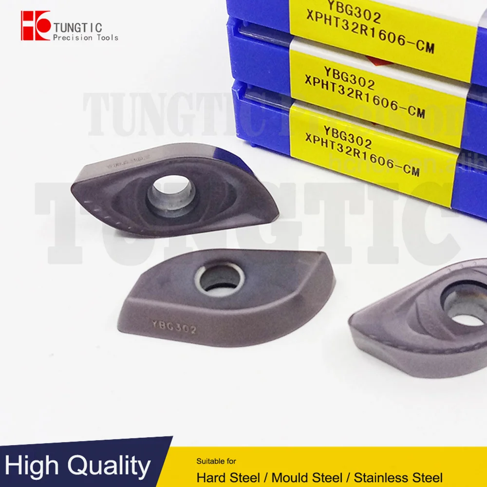 

TUNGTIC XPHT 32R1606-CM XPHT32R1606-CM Milling Inserts Carbide Cutter For Cast Iron