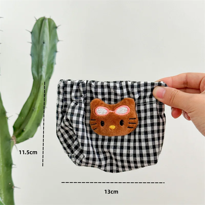 Kawaii Sanrio HelloKitty сумка для мелочей аниме мультфильм милая красота Ins девушка сердце