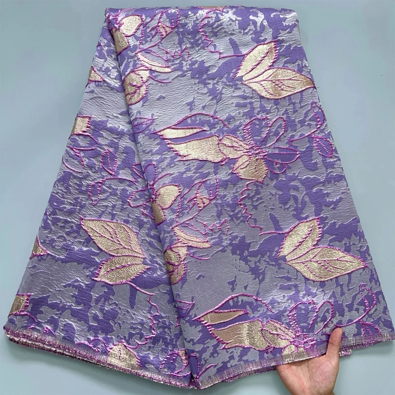 Новинка 2024 Высококачественная Жаккардовая Кружевная Ткань Африканское