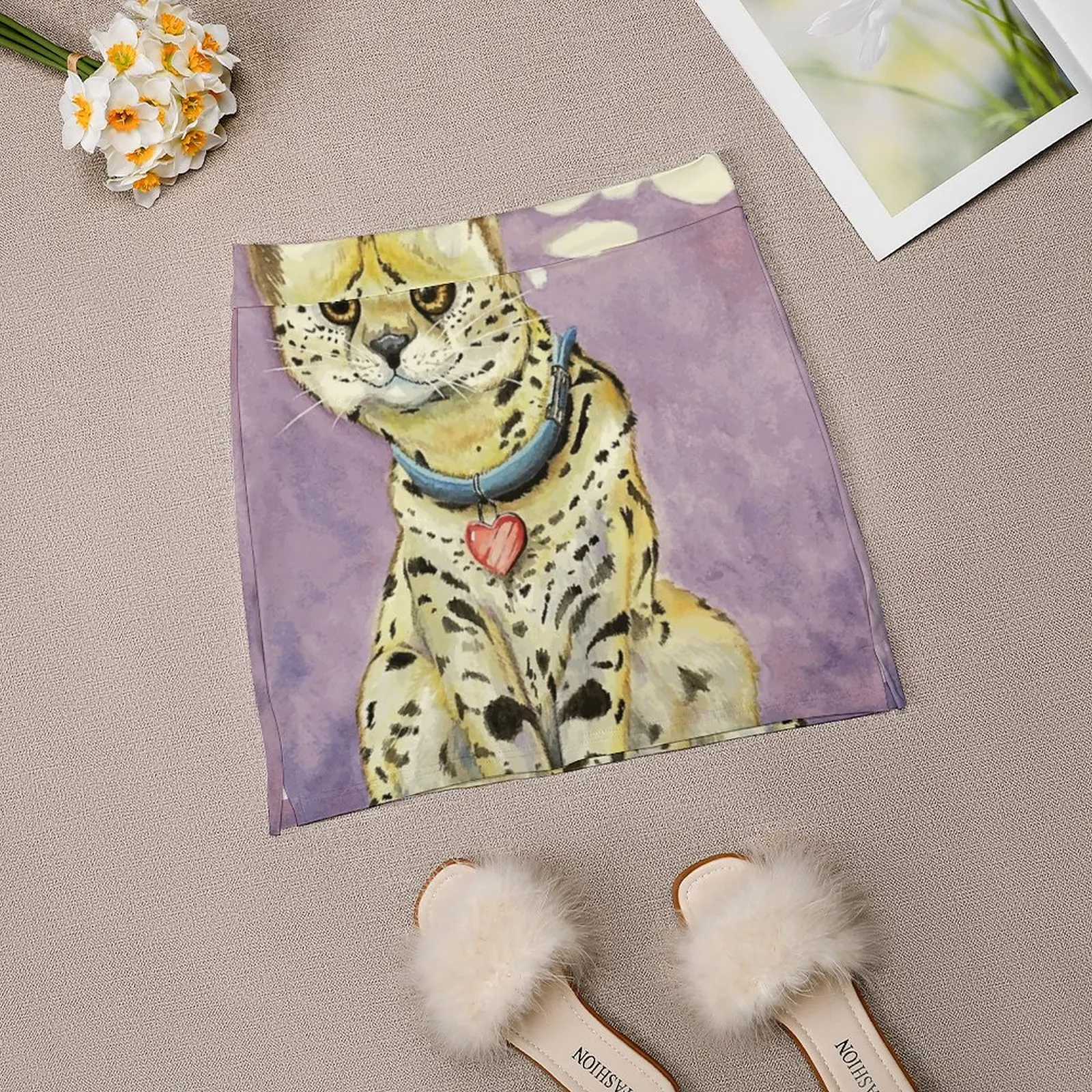 Летние женские шорты Always On My Mind юбка 2 в 1 для фитнеса йоги теннисные юбки Serval Cat