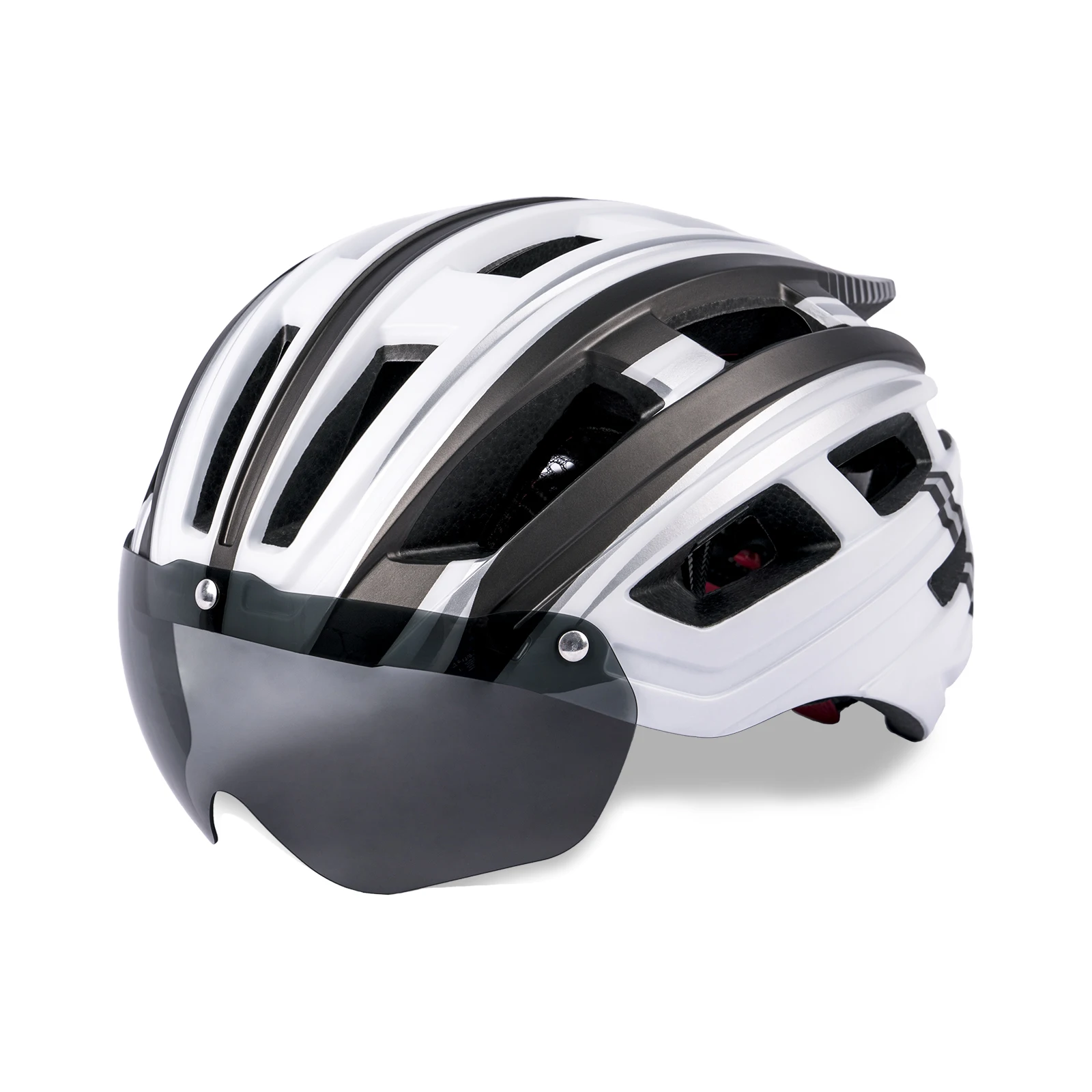 

Fashion Bicycle Helmet Men EPS Integrally-Molded Breathable Cycling Helmet Men Women Goggles Lens For Mountian Bike Road Helmet