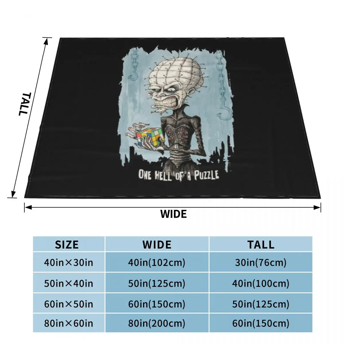 Один ад головоломки. Ультрамягкое одеяло из микрофлиса.