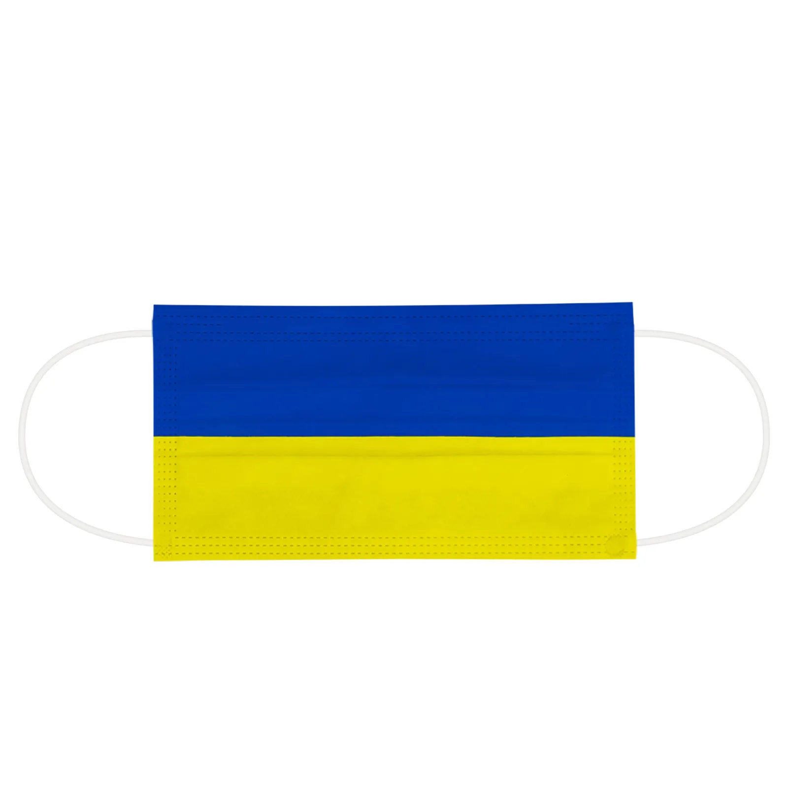 Маска для лица с украинским флагом взрослых женщин и мужчин одноразовая защита