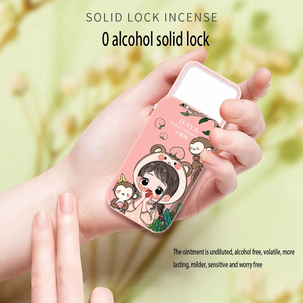 

Solid Balm Portable Case Deodorant Fragrance Lasting freshness Women Men Solid Perfume For Women And Men Deodorant Fragrance