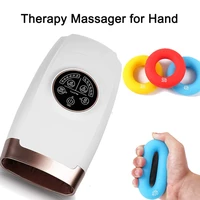 cordless electric hand massager with 6 levels pressure point therapy for pain relief shiatsu massage machine with heat function