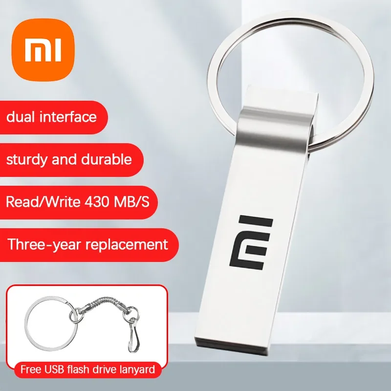 Металлический флэш-накопитель Xiaomi высокоскоростной флеш-накопитель Usb объемом 1