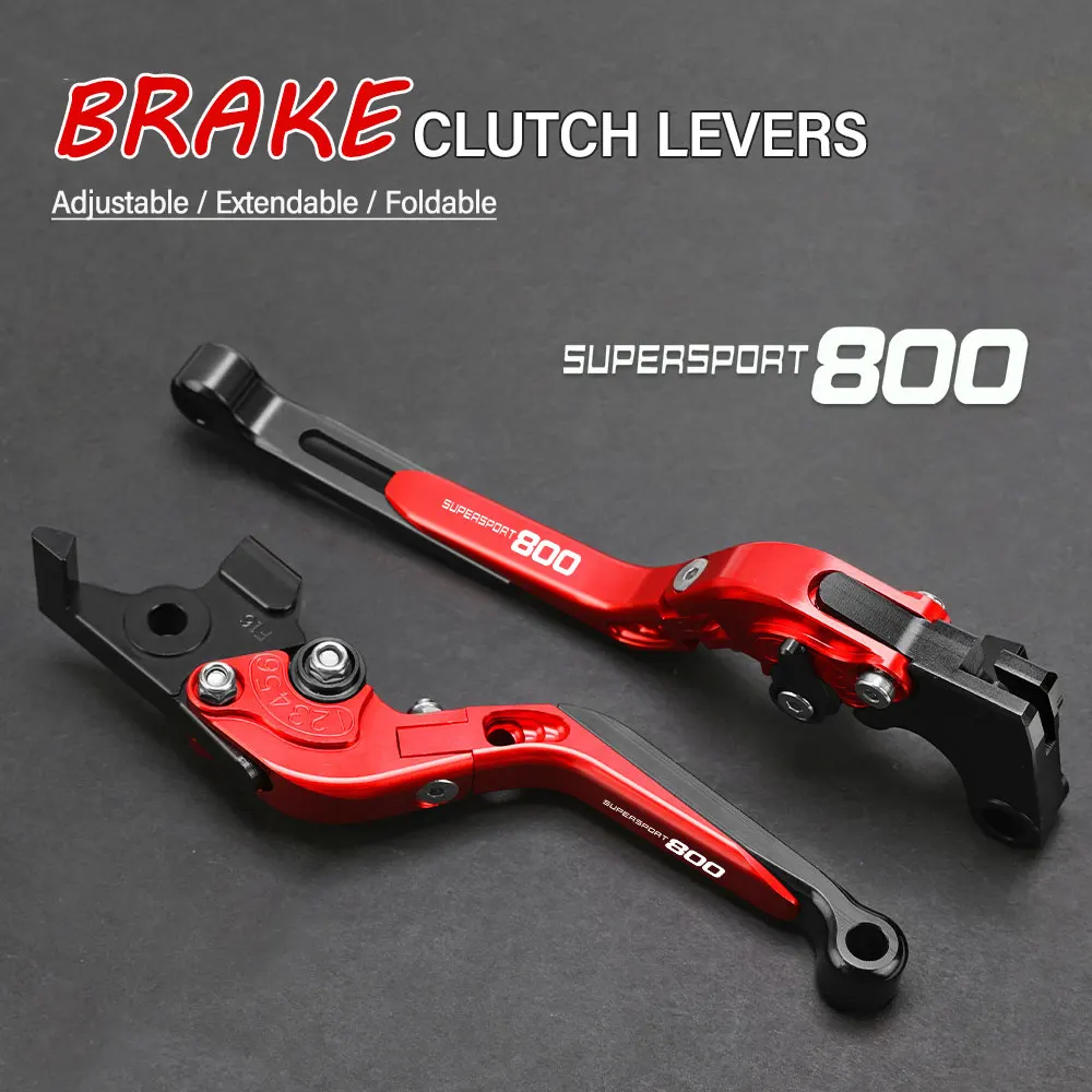 

FOR DUCATI 800 Supersport 800Supersport 2003 Motorcycle Hand Brake Clutch Adjustable Levers Handle Folding Extendable Lever grip