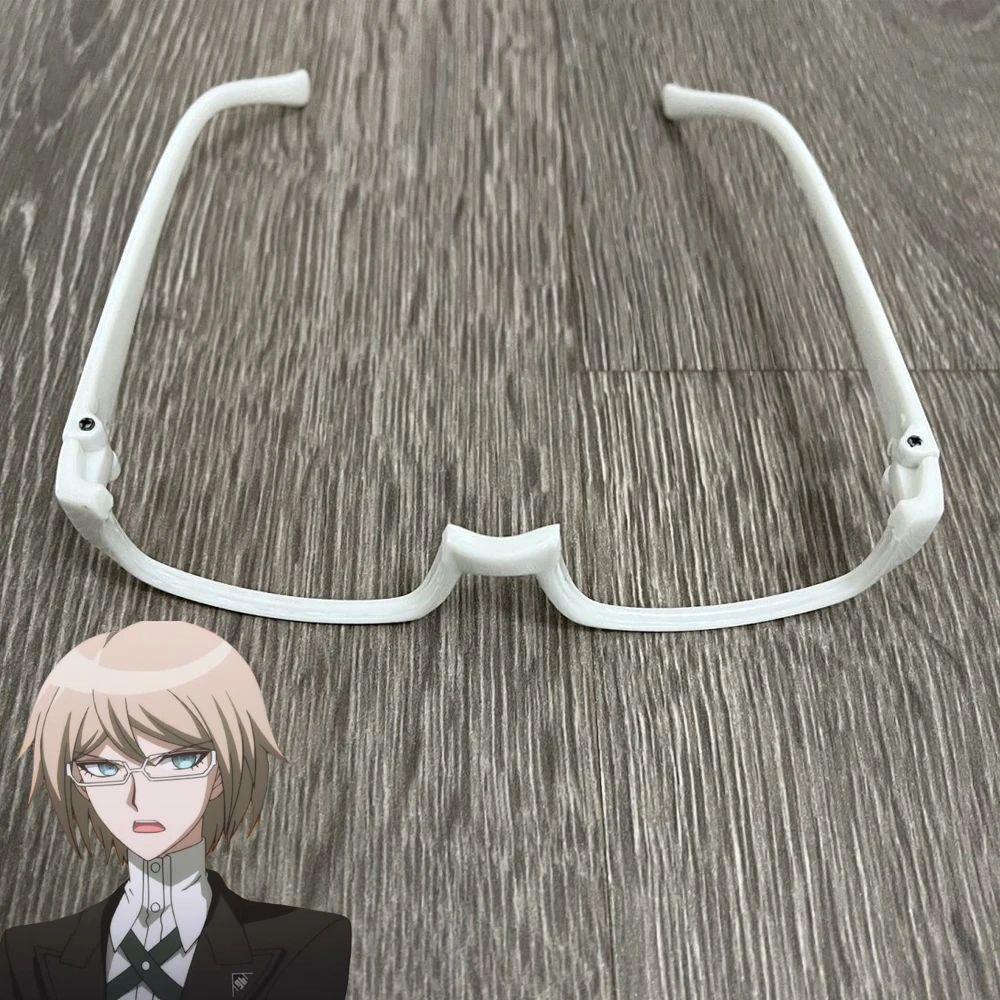 Очки для косплея в стиле аниме Danganronpa Togami Byakuya унисекс белая полуоправа ретро без