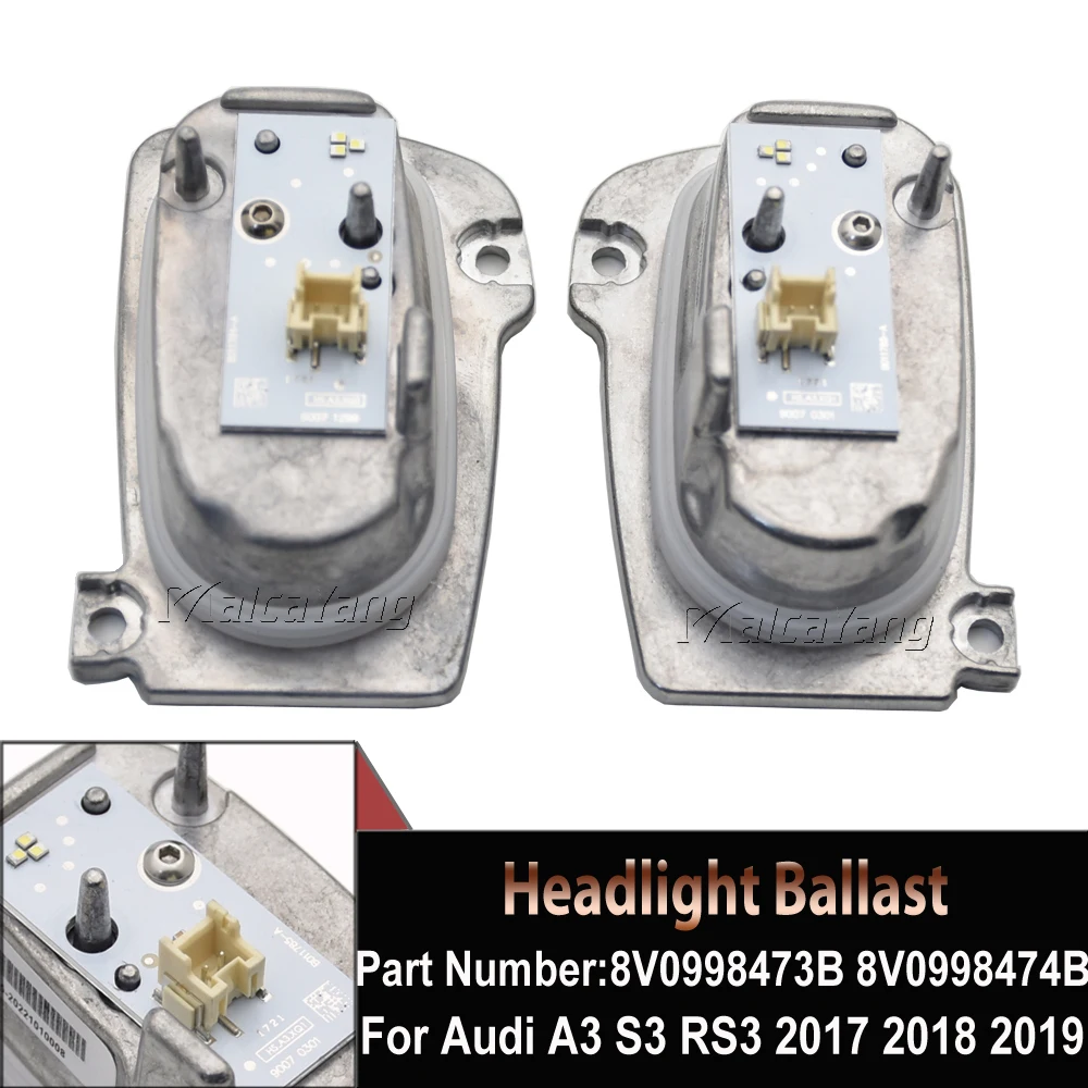 Для Audi A3 S3 RS3 светодиодный балласт фары DRL 8V0998473B B011784-A L & R 8V0998474B B011785-A Модуль управления дневными ходовыми огнями