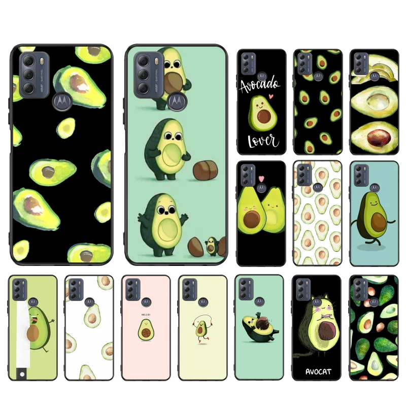 

Fruit Avocado Phone Case for Motorola Moto G7 Play G8 G9 Play G7 G8 Power G8 Plus G30 G100 G60 G20 G50
