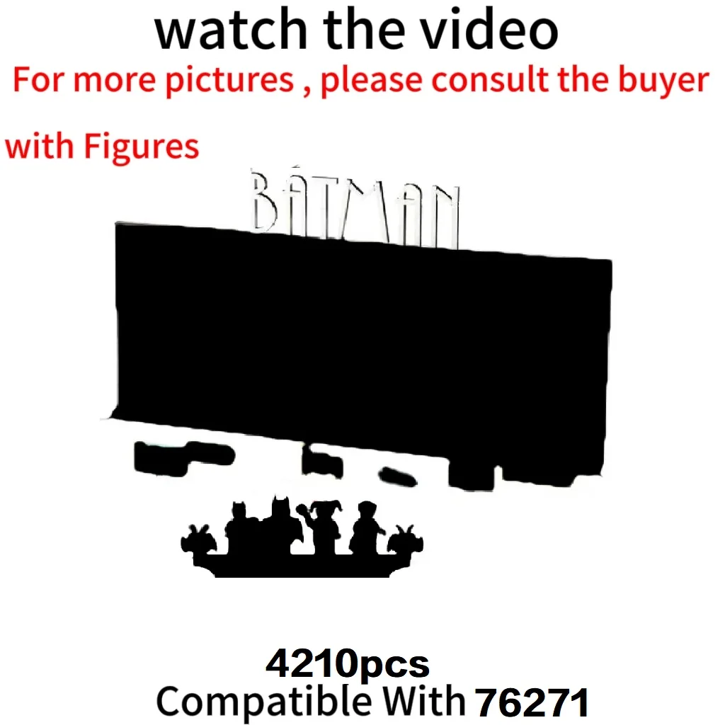 В НАЛИЧИИ 4210 шт. анимированная серия модель строительного блока совместимая 76271
