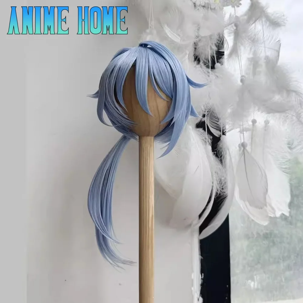 Игра Genshin Impact Kamisato Ayato ролевая Cos ручная работа синий Стайлинг волос 1/3 1/4 1/6