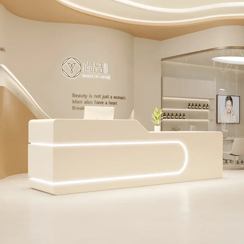 Офисная стойка для приема парикмахерской салона красоты рекламный стол мебель