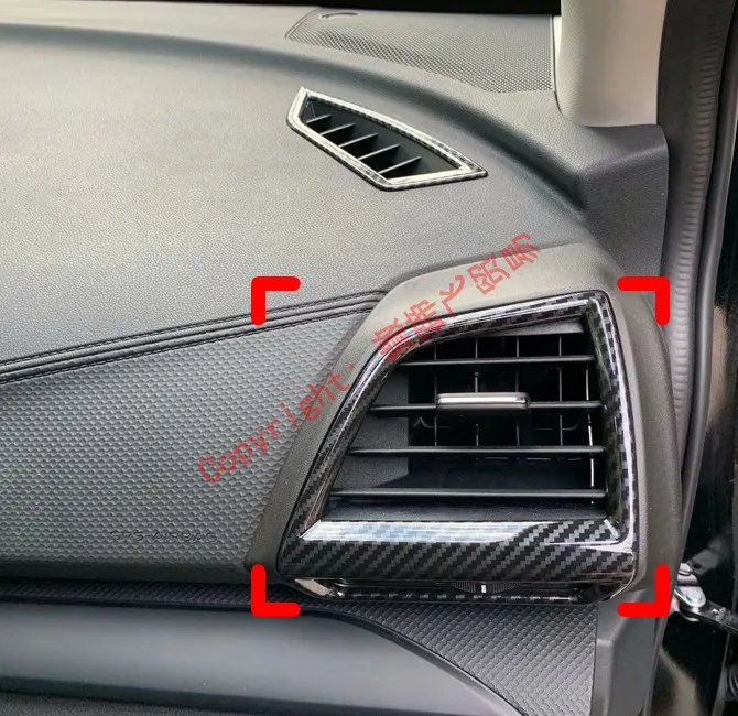 

Стильная Боковая Крышка вентиляционного отверстия из углеродного волокна для Subaru Forester SK 2018 2019, автомобильные аксессуары, наклейки W4