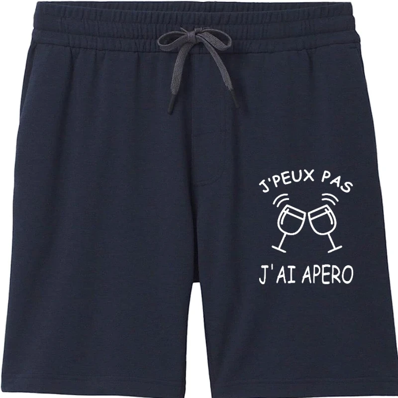 

Shorts for men HUMOUR J'PEUX PAS J'AI APERO 2 cotton men summer fashion euro size