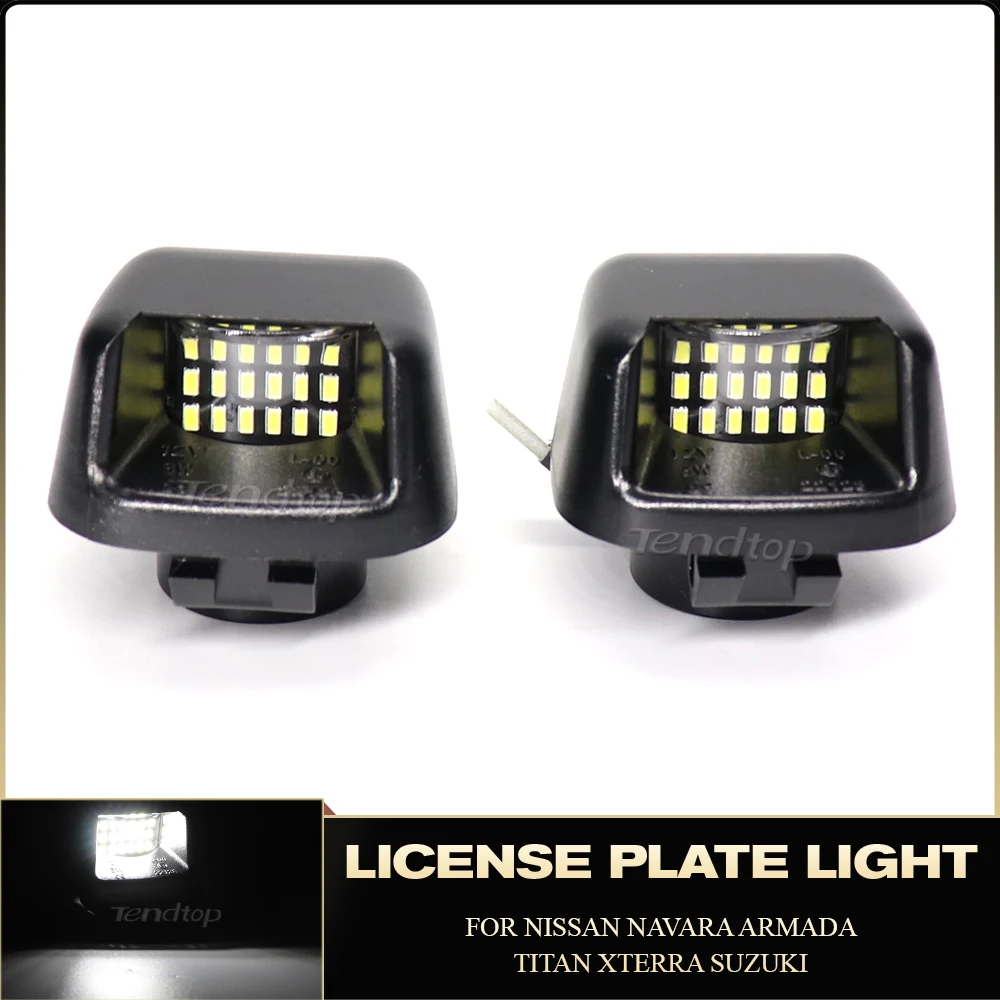 

Номерной знак свет лампа без ошибок белый для Nissan Navara D40 Frontier Armada Titan Xterra Suzuki Equator автомобильные аксессуары