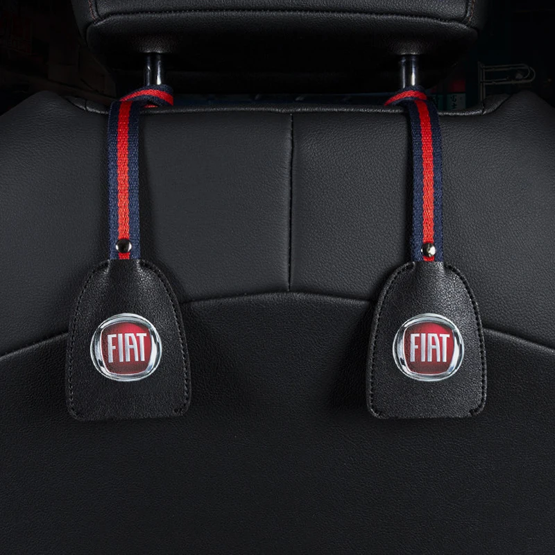 

Universal Car Headrest Back Seat Hook Vehicle Organizer Holder For Fiat 2022 Ducato Punto Tipo Bravo Panda Stilo 500 Accessories