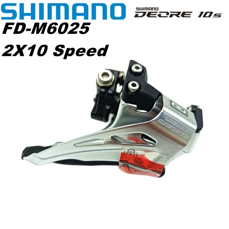 

Shimano Deore M6000 Bike Derailleur FD M6025 Bicycle Front Derailleur 2x10 Speed 10s 2v MTB Bike Part FD-M6025