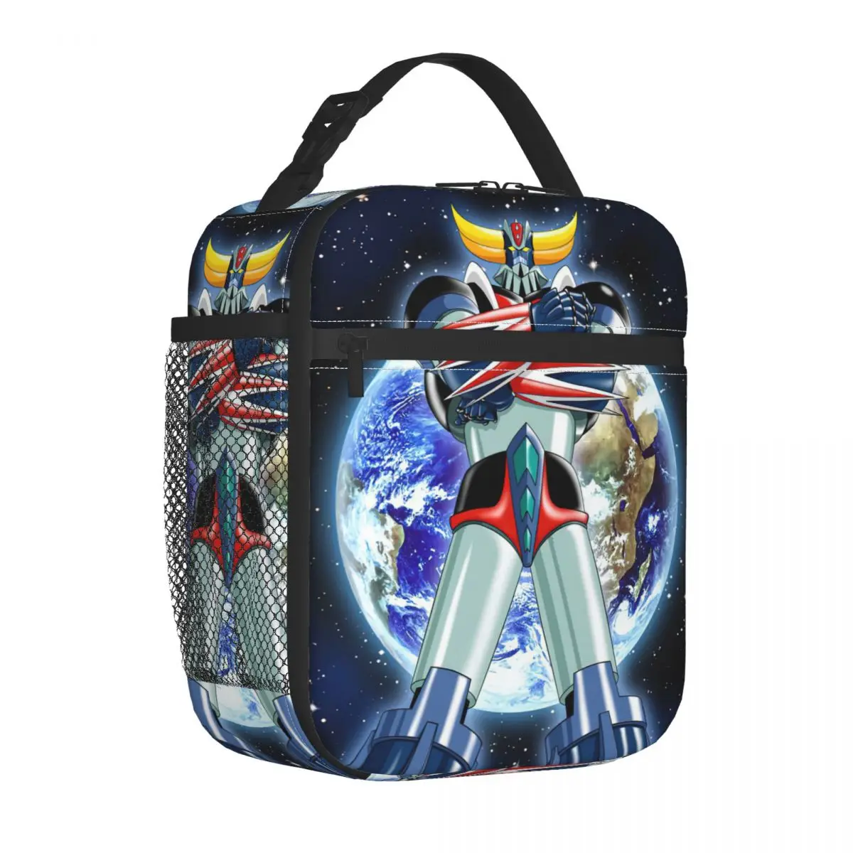 

НЛО робот грендайзер Goldorak изолированный Ланч-бокс портативный Actarus Mazinger Z Аниме коробка для еды многоразовый термоохладитель коробка бенто