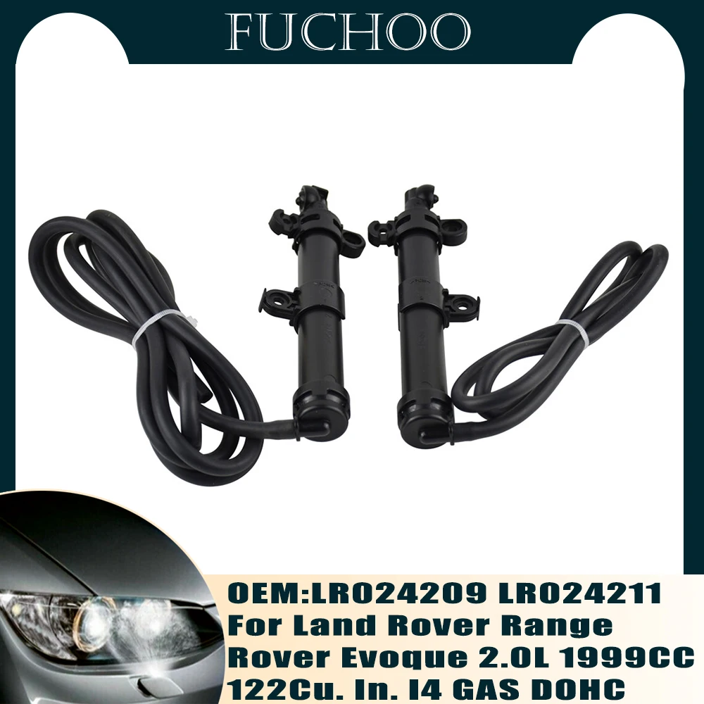 Форсунка омывателя автомобильной фары с трубкой LH & RH LR024209 LR024211 для Land Range Rover Evoque 2012-2015