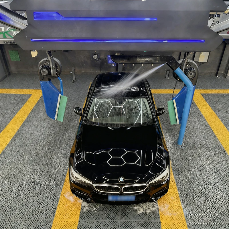 Фото Полностью автоматическая бесконтактная мойка для автомобилей из нержавеющей стали, высокоскоростная, с экономией воды, давление 8 МПа, для очистки автопарков №1
