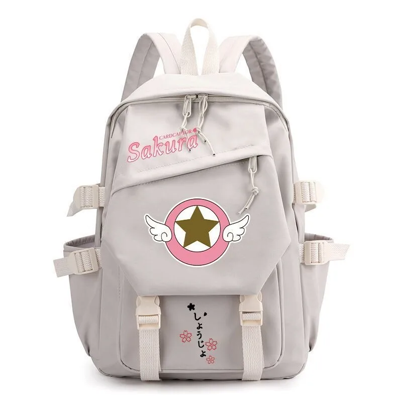 Сакура собирательница карт рюкзак 29 × 42 13 см черная синяя зеленая розовая белая