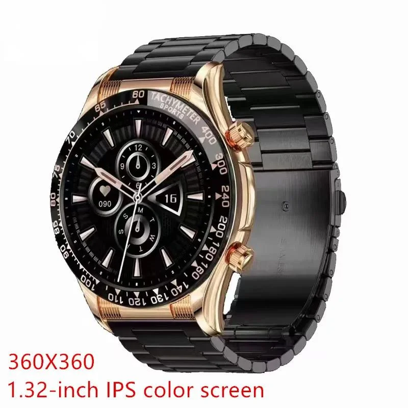 

E18 Pro High Quality Smart Watch Bluetooth Call NFC Heart Rate Blood Pressure Oxygen Monitoring 1.32 Inch Screen IP67 Waterproof