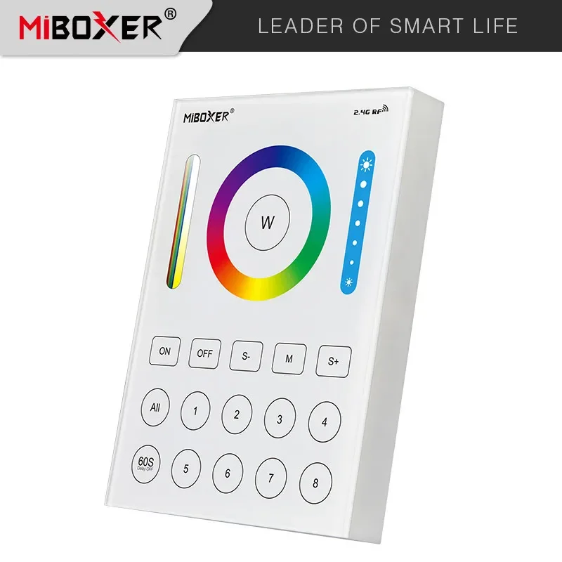 Фото Интеллектуальный пульт дистанционного управления MiBoxer Brightness/CCT/RGB/RGBW/RGBCCT 2,4G №2