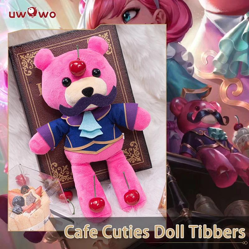 

UWOWO игровая Лига Легенд/LOL Annie Cafe Cuties горничная вер кукла Tibbers плюшевая кукла