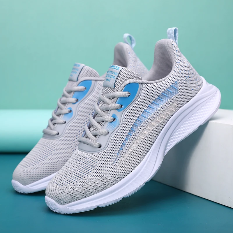 Spring High Quality Cushioning Running Shoes Women Breathable Autumn Athletics Casual Sneaker Ladies Non-slip Sport Walking Shoe