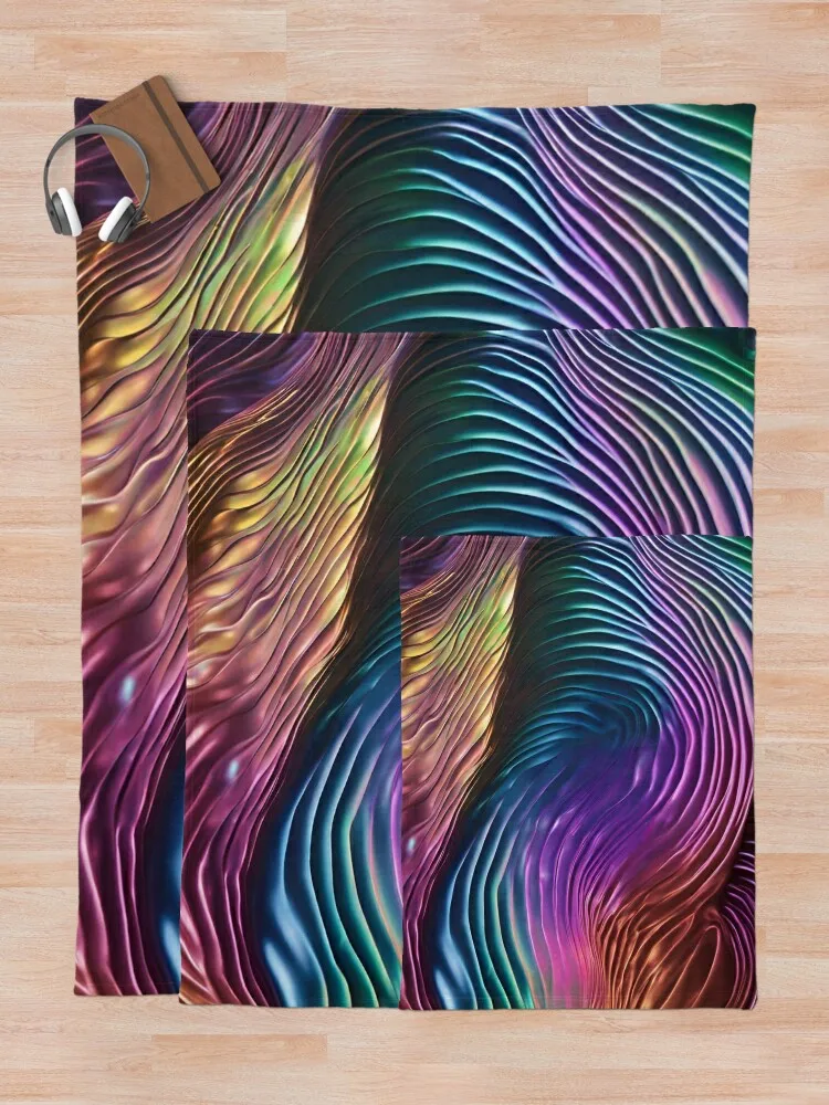 Голографическое одеяло с мерцающими волнами постельное белье самое мягкое в