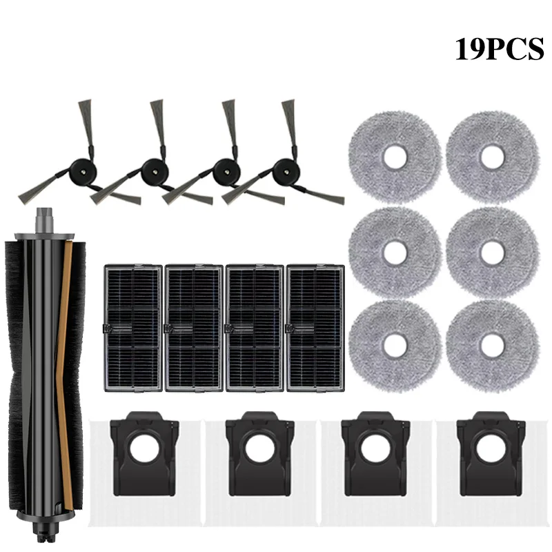 

Для Mova P50 Pro Ultra, Mova P10 Pro Ultra Запасные части для робота-пылесоса Основная боковая щетка Hepa-фильтр Швабра Тканевый мешок для пыли Аксессуары