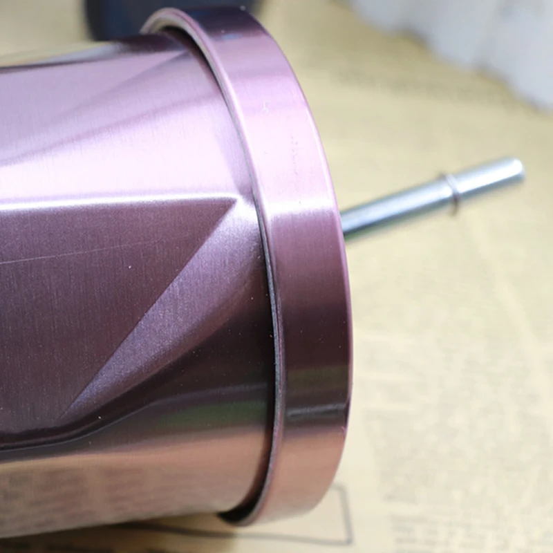 475 мл кофейная бутылка с двойными стенками из нержавеющей стали 304 соломинкой Для