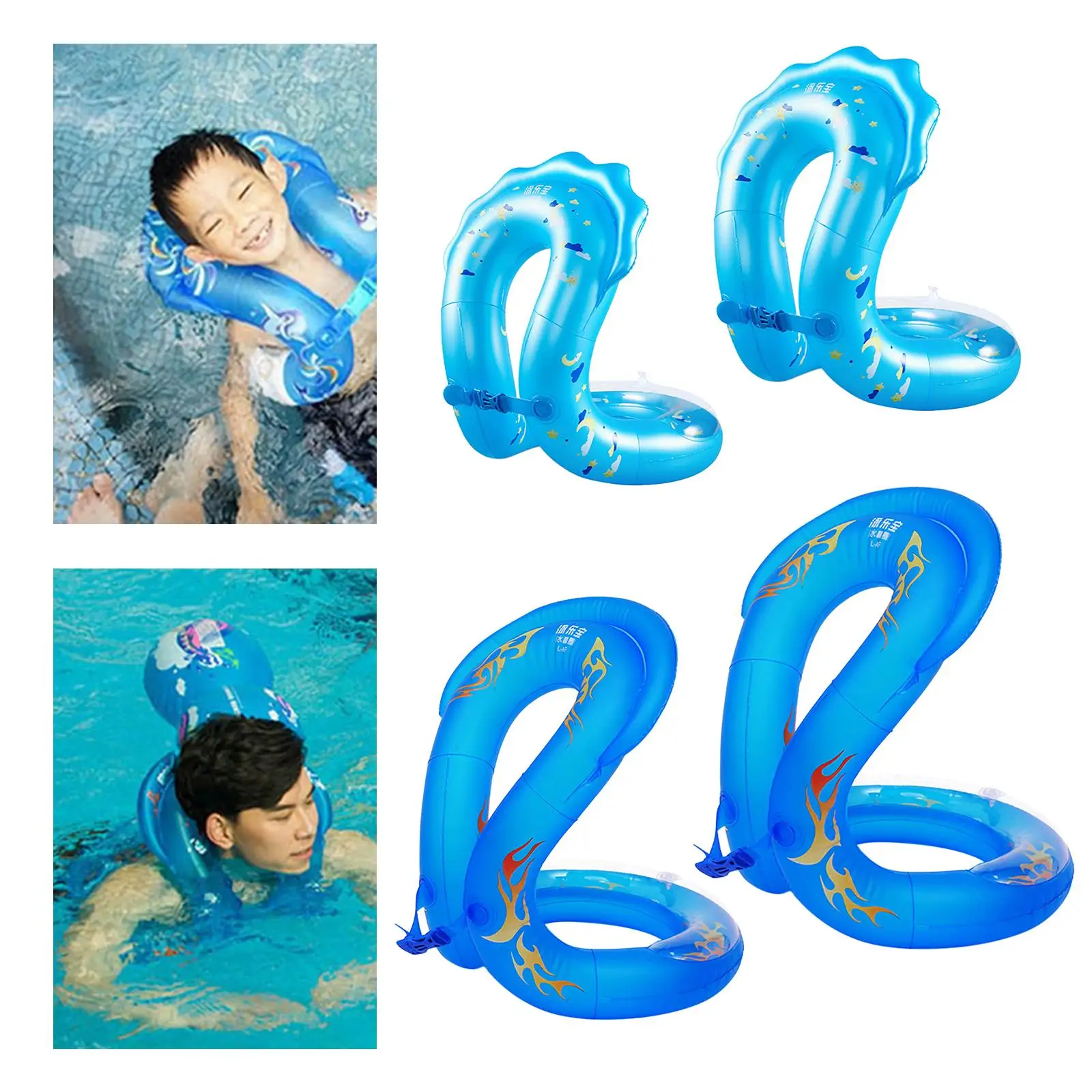 

Adult Kid Swimming Float Inflatable Floating Ring Baby Swim Pool Accessories Circle Bathing Summer Toys Toddler Rings