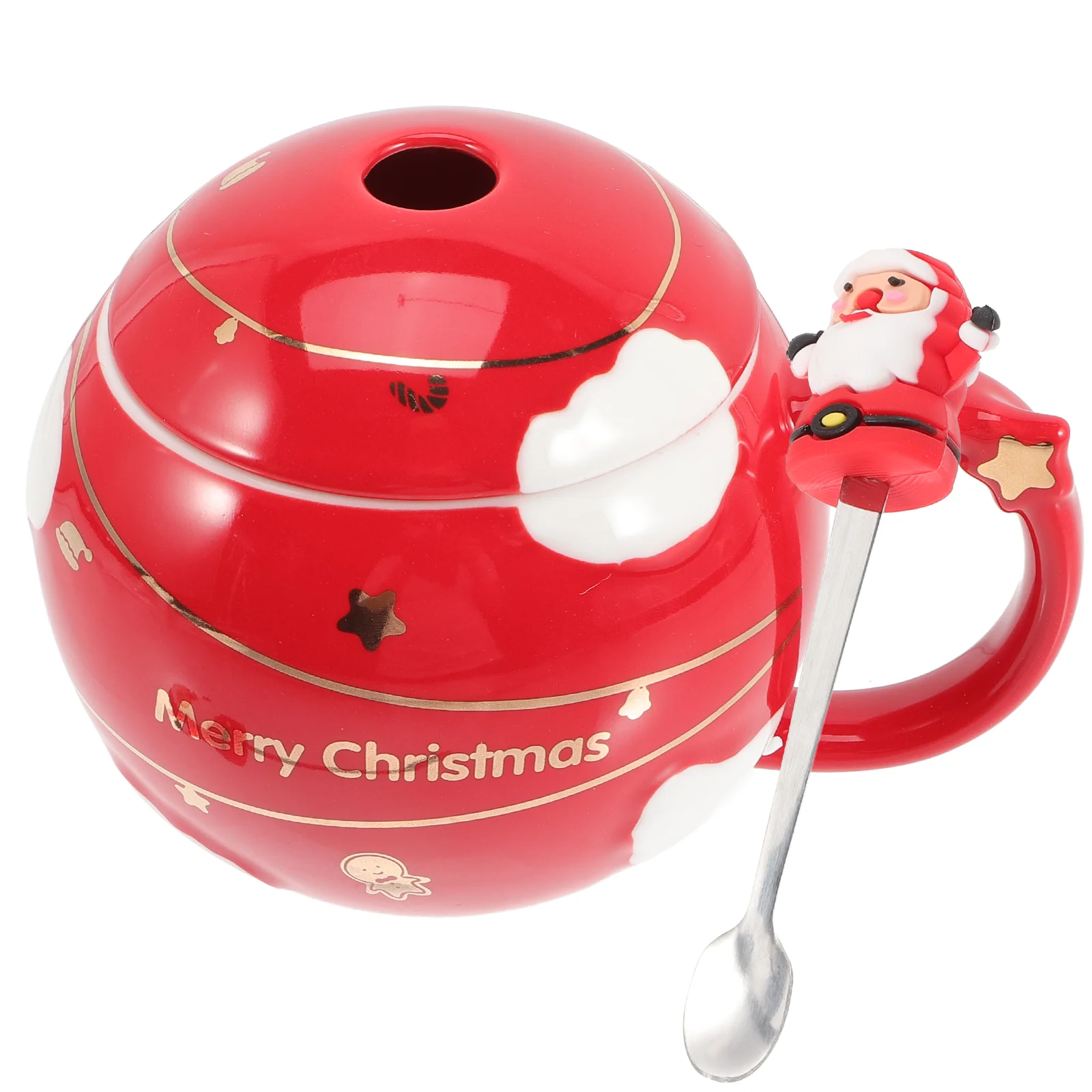 

Mug Cup Santa Christmas Coffee Ceramic Claus Porcelain Drink Teapartykidsgifts Decor 400Ml Lidadults Mugs Decoration Festival