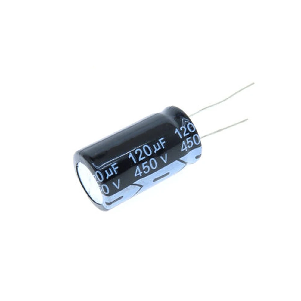 10pcs 450V 120UF 450V120UF 450 V 120 UF 18*30 Aluminum Electrolytic Capacitor Tolerance 20%