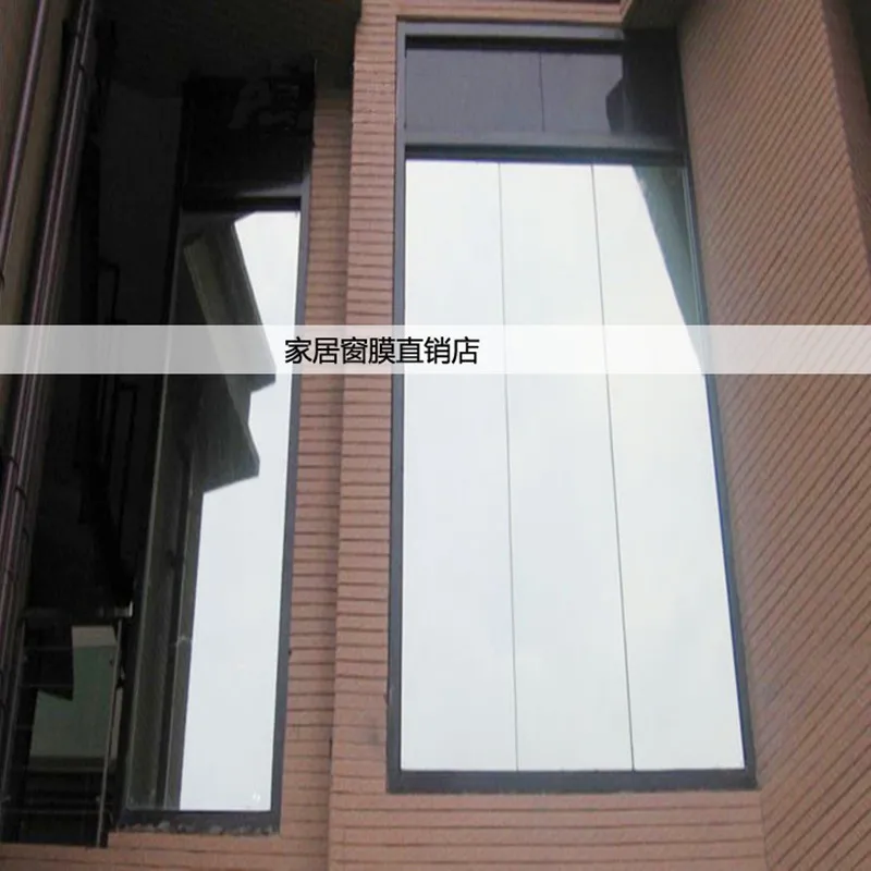 

50*100 cm mirror static cling opaque self-adhesive glass film Anti-UV sunscreen vinyl Frosted window film privacy sticker