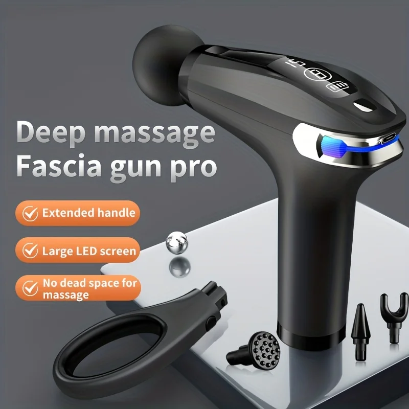 

Relieve Muscle Pain & Soreness Instantly with this Portable Electric Deep Tissue Massager Gun!