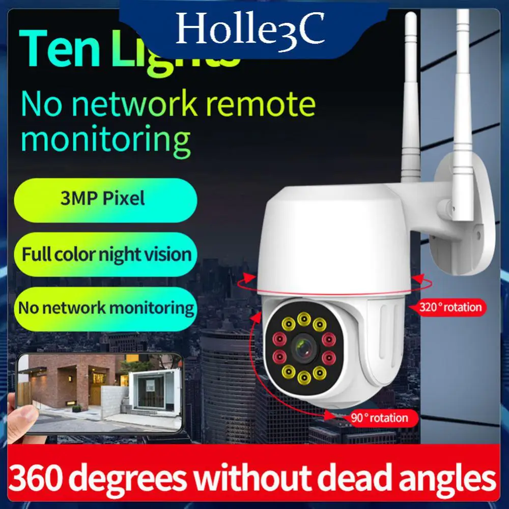

Smart Home Cctv Security Cameras Waterproof Voice Monitoring Ptz Ip Camera Real-time Intercom 1080p Wifi Camera
