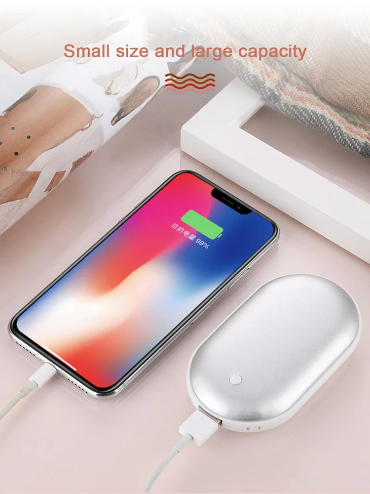 

Карманный обогреватель для рук с зарядкой от USB