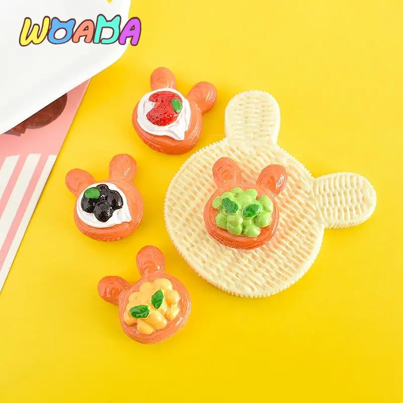

10 шт. Маленькие кроличьи яйца Tart DIY Фрукты фотопластина кукольный домик игрушка реквизит хлеб еда игра