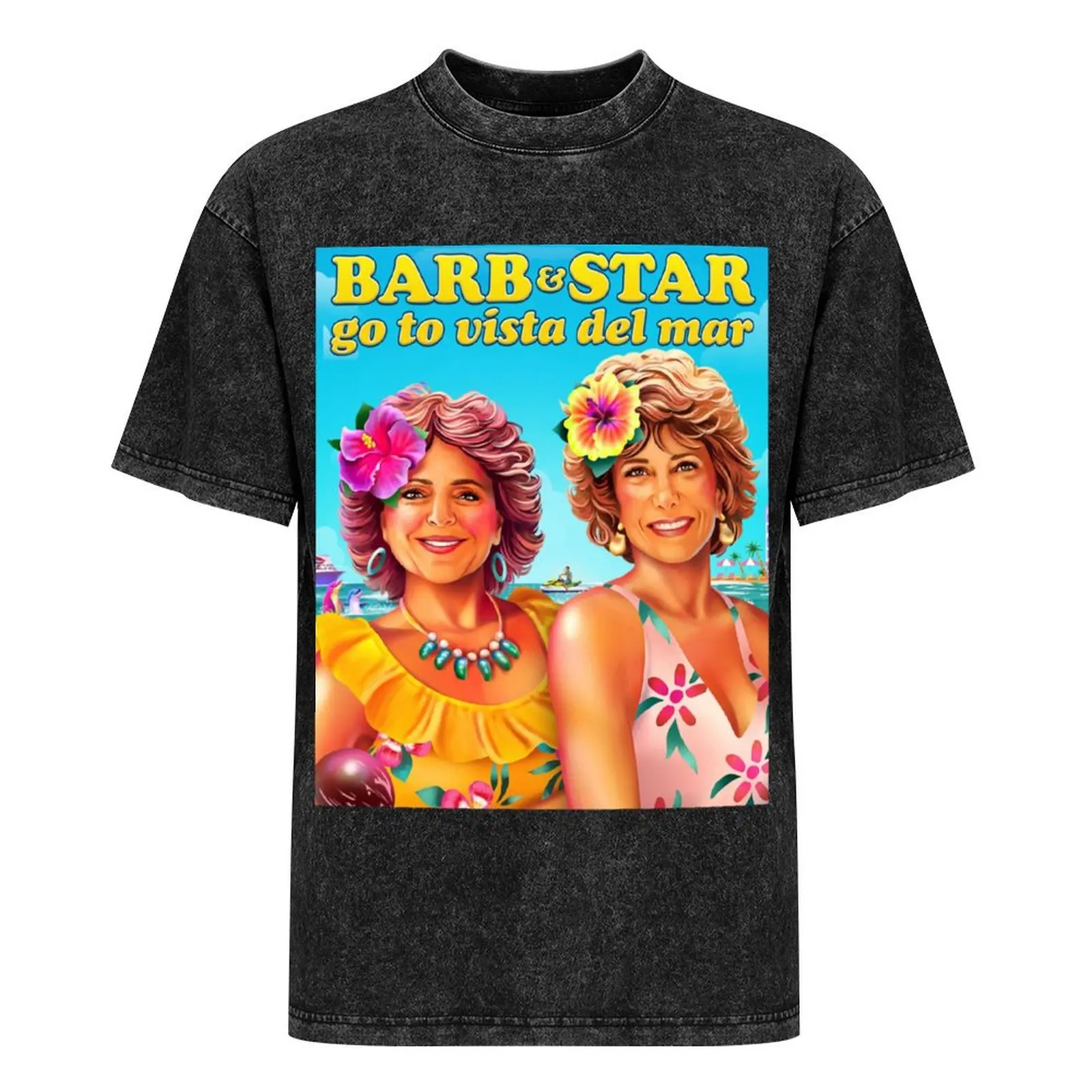 Футболка Barb and Star Go to Vista Del Mar 2021 быстросохнущая однотонная футболка с аниме черные