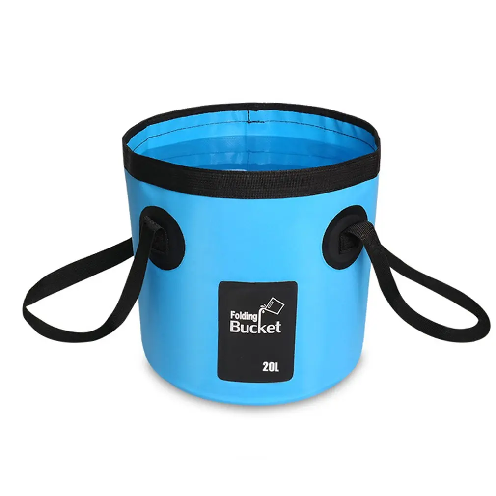 

12L/20L Portable Bucket Water Storage Bag Storage Bag Waterproof Water Bag Fishing Folding Bucket Bag Fishing Folding Bucket
