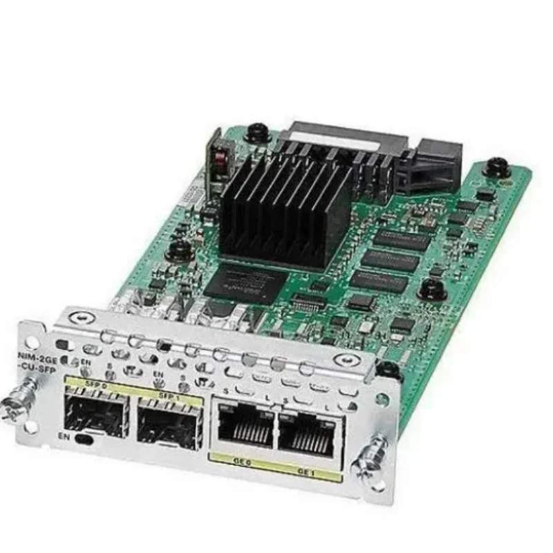NIM-2GE-CU-SFP ISR 4000 WAN сетевой интерфейсный модуль 2 порта Gigabit Ethernet двойной режим RJ45