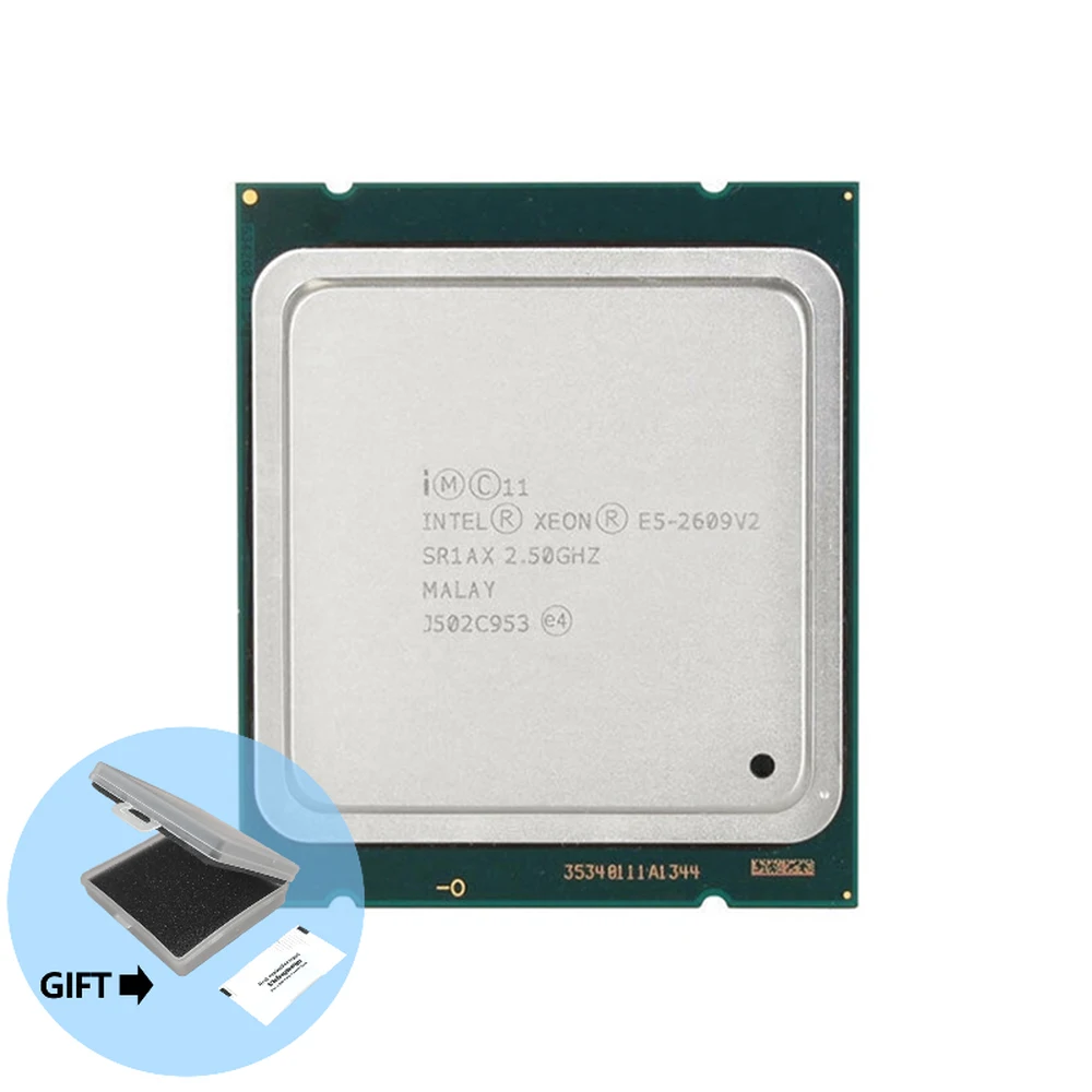 

Процессор Intel Xeon E5-2609 v2 E5 2609 v2, 2,5 ГГц, четырехъядерный, 4 потока, 10 МБ, 80 Вт, LGA 2011