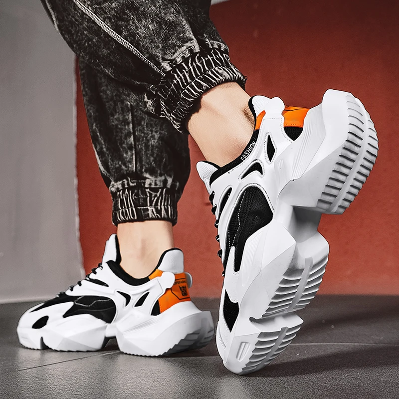 Tenis Masculino Men sneakers Lightweight Cushioning Outdoor Road Running Shoes Marathon Trail Sport Shoes Elastic Men Walking